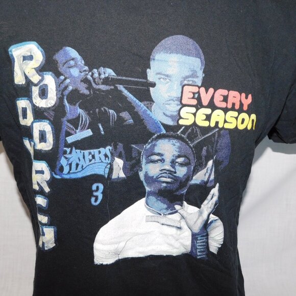 HTF Roddy Ricch Every Season Slaxers Mens L Black Graphic T Shirt - Picture 3 of 9